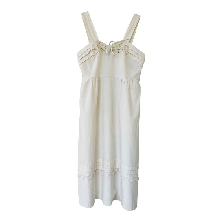 Robe midi en coton