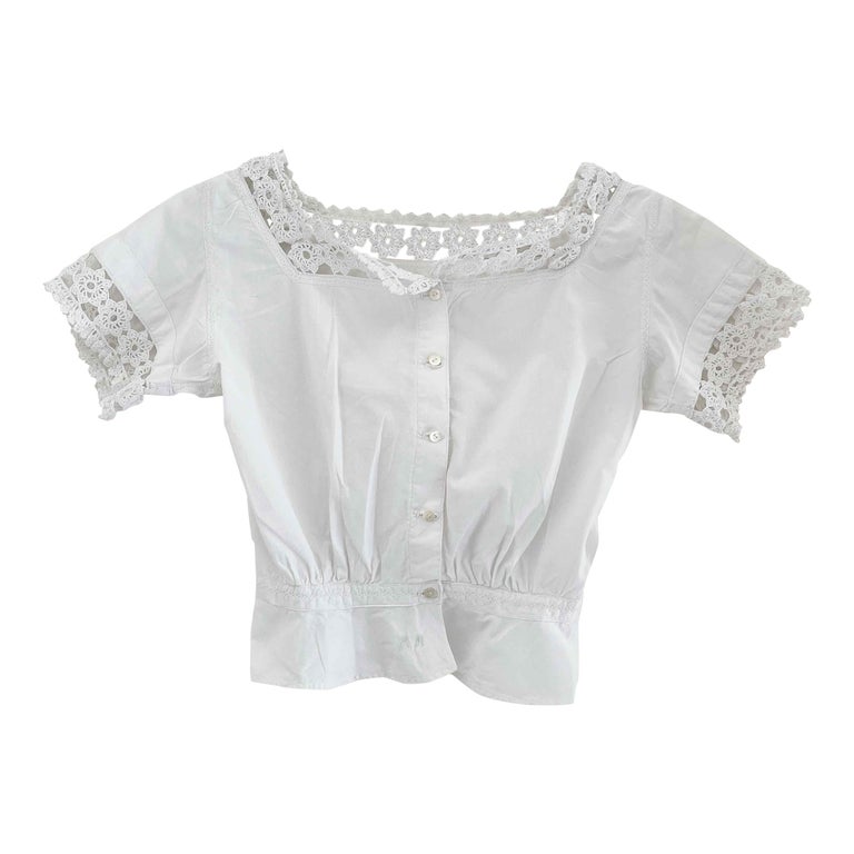 Crop top en coton