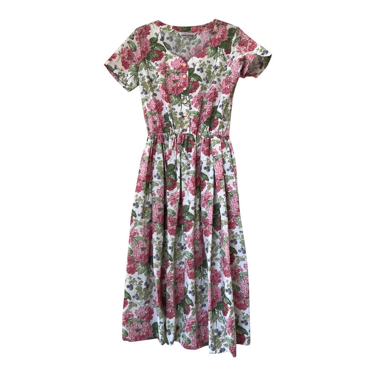 Robe longue en coton