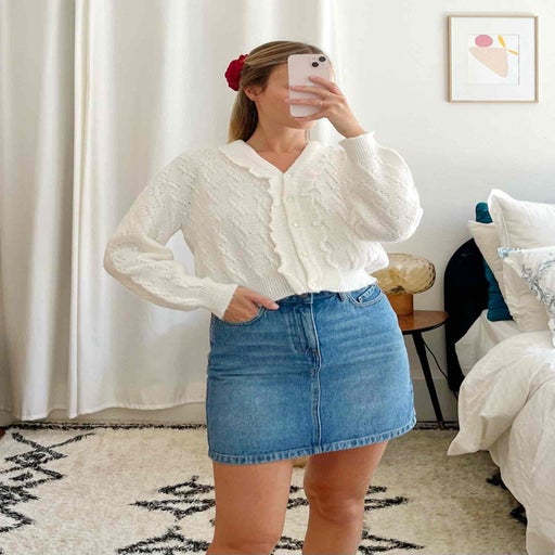 Cardigan blanc