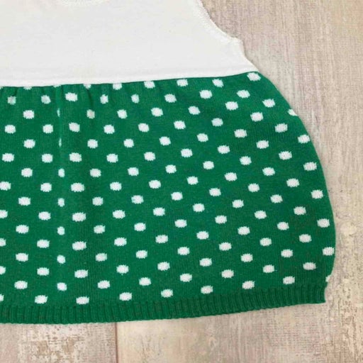 Robe à pois en laine