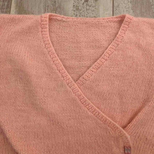 Cache cœur en mohair