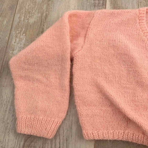 Cache cœur en mohair