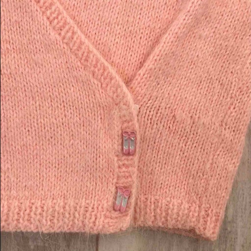 Cache cœur en mohair