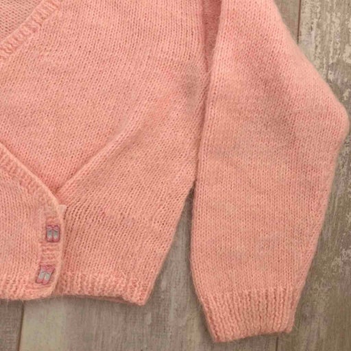 Cache cœur en mohair