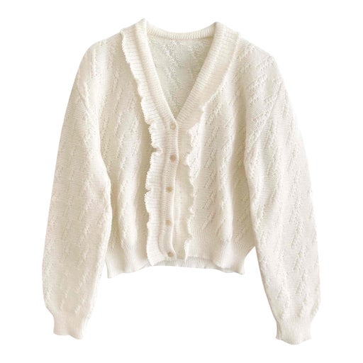Cardigan blanc
