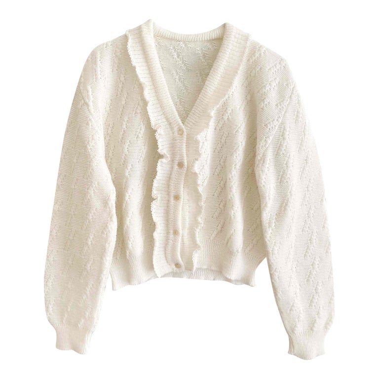 Cardigan blanc