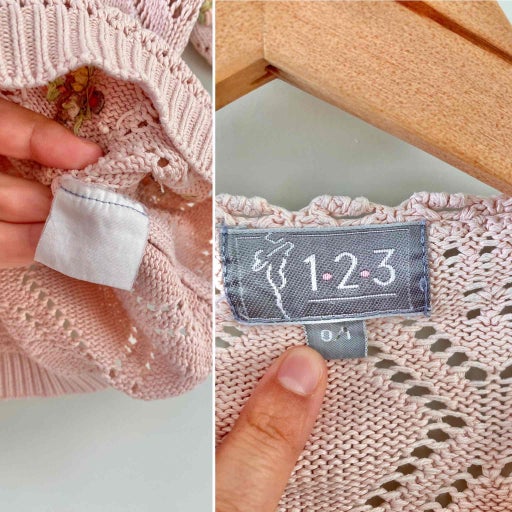Top en crochet brodé