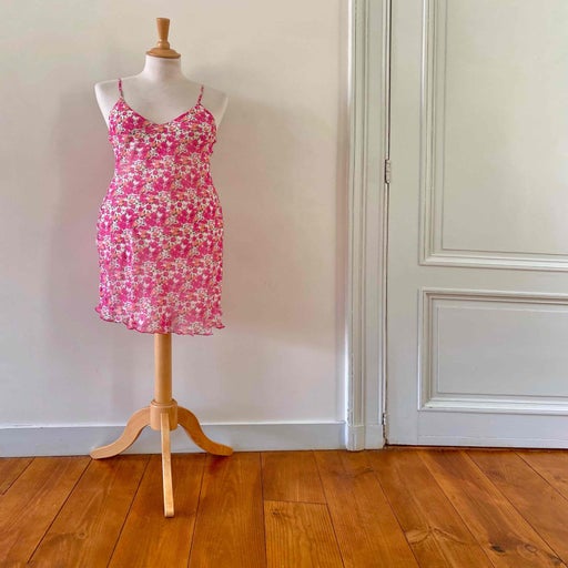 Robe nuisette en soie