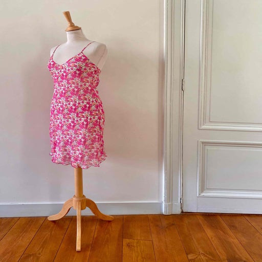 Robe nuisette en soie