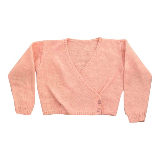 Cache cœur en mohair
