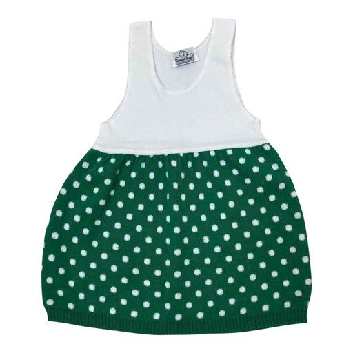 Robe à pois en laine