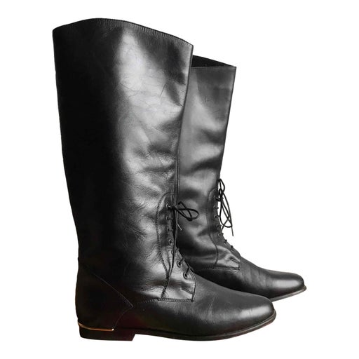 Bottes en cuir 
