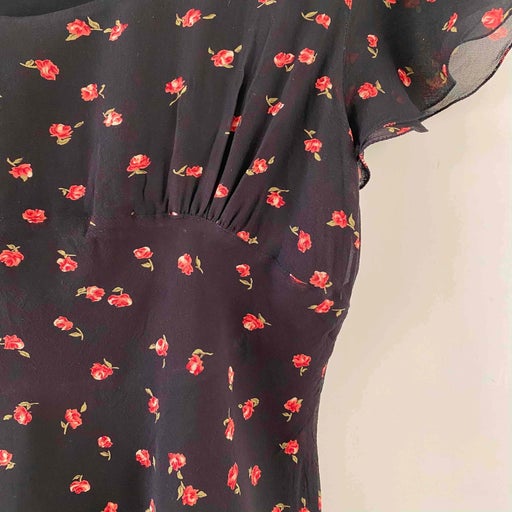 Robe midi en soie 