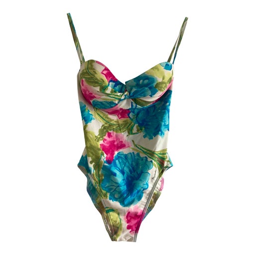 Floral one-piece swimsuit
