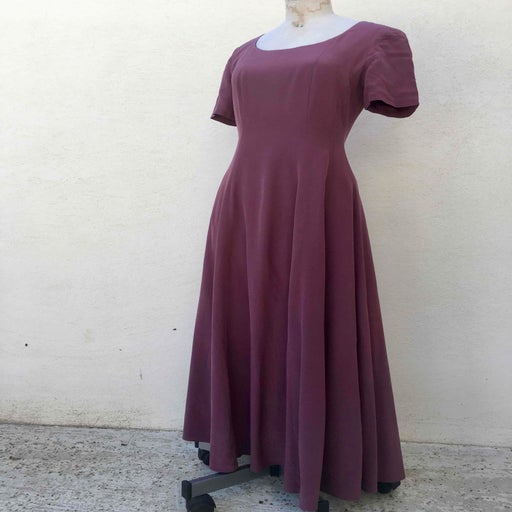 Robe en soie Laura Ashley