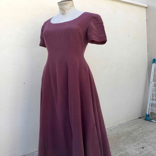 Robe en soie Laura Ashley