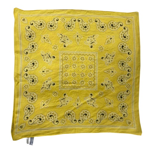 yellow bandanna