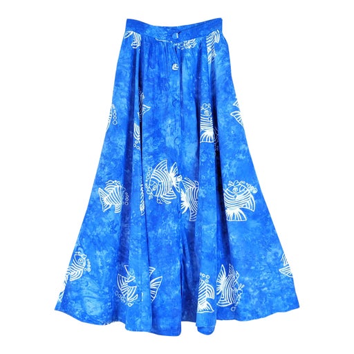 Jupe longue à motifs
