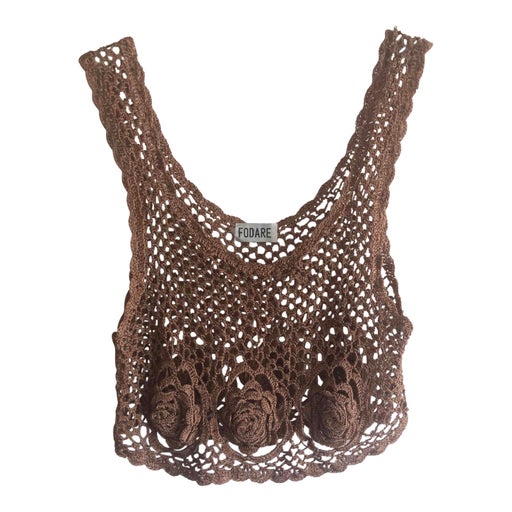 Crochet crop top