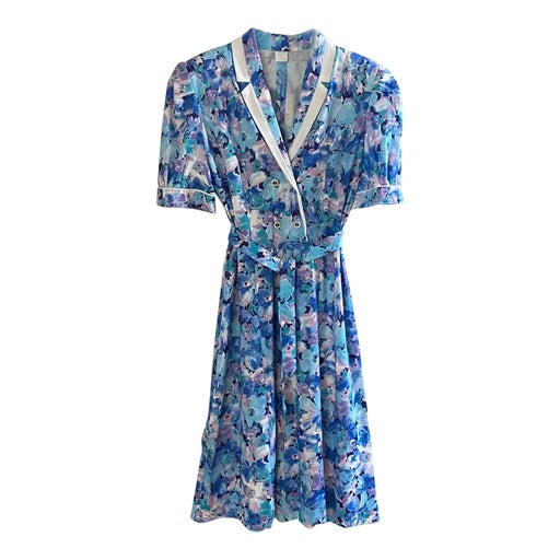 Robe fleurie Imprimé dans les camaïeux