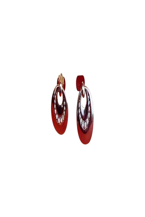 Swarovski clips earring