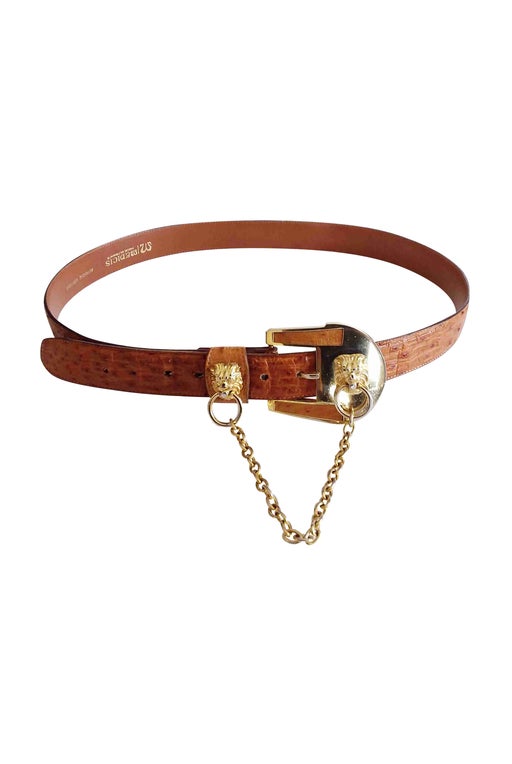 Leather belt