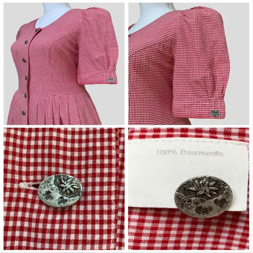 Robe longue vichy