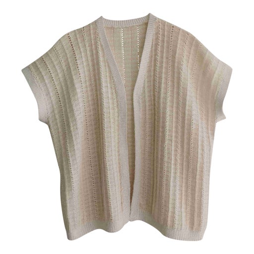 Gilet sans manche en mohair 