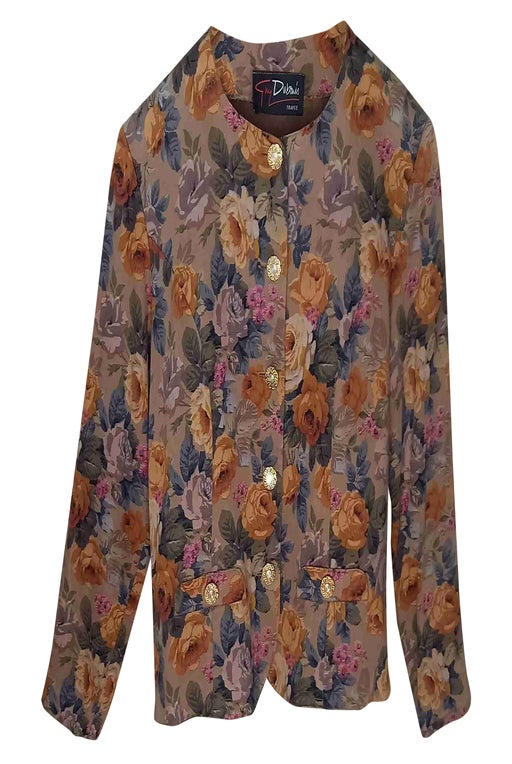 Cotton floral jacket