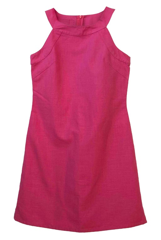 Simple Chic and Sexy dress in fushia color