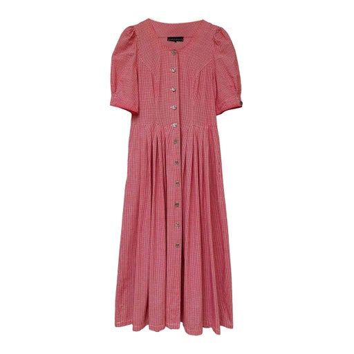 Robe longue vichy