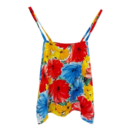 Top à fleurs