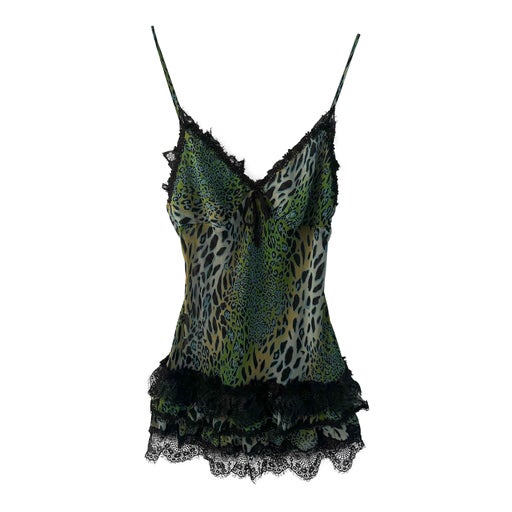 Leopard and lace nightie