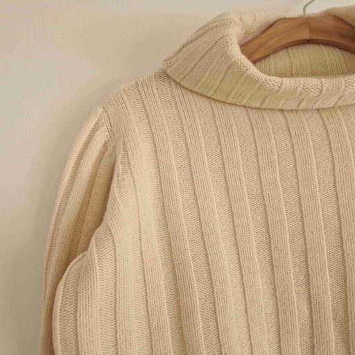 Pull col roulé en laine