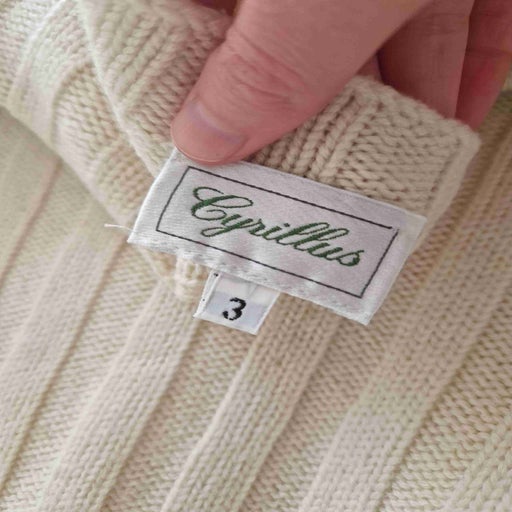Pull col roulé en laine