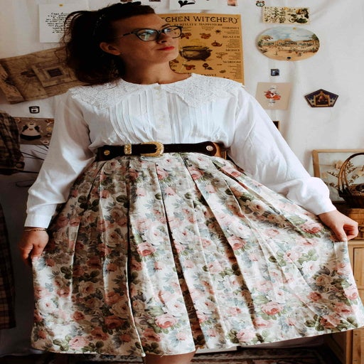 Jupe à fleurs