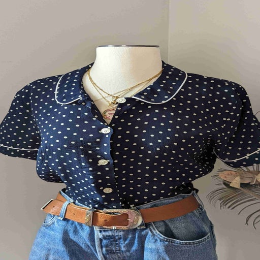 Blouse à pois