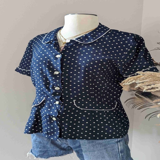 Blouse à pois