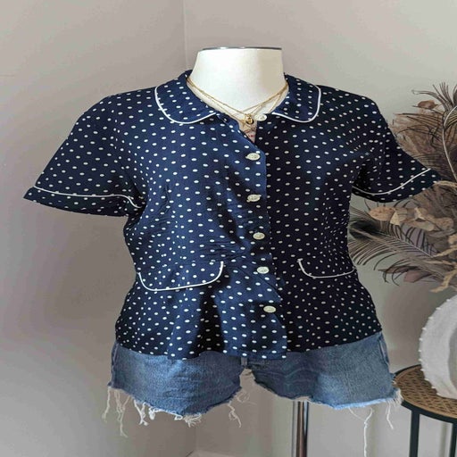 Blouse à pois