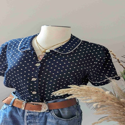 Blouse à pois