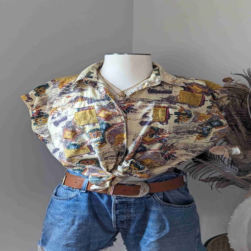 Chemise à nouer en coton