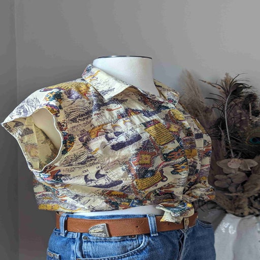 Chemise à nouer en coton