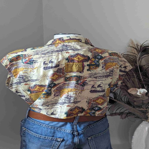 Chemise à nouer en coton