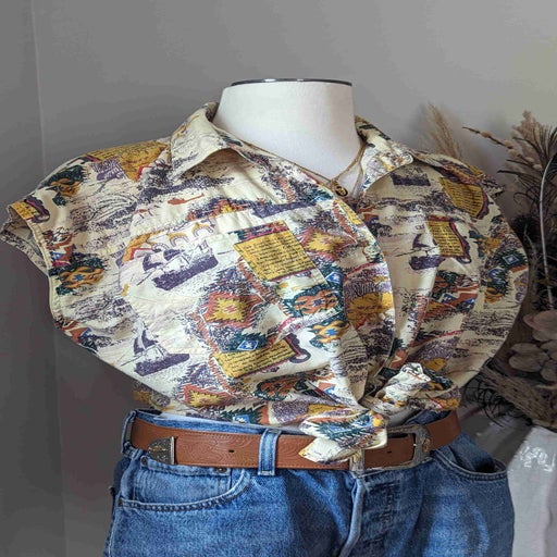 Chemise à nouer en coton