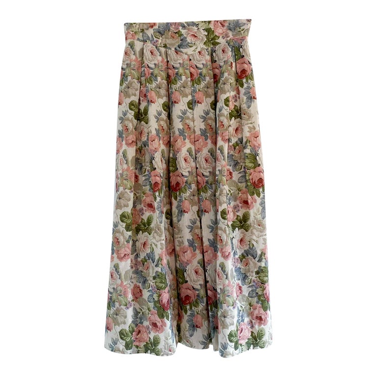Jupe à fleurs