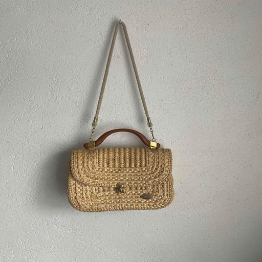 Sac à main en paille