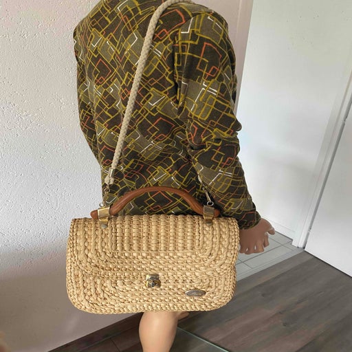 Sac à main en paille