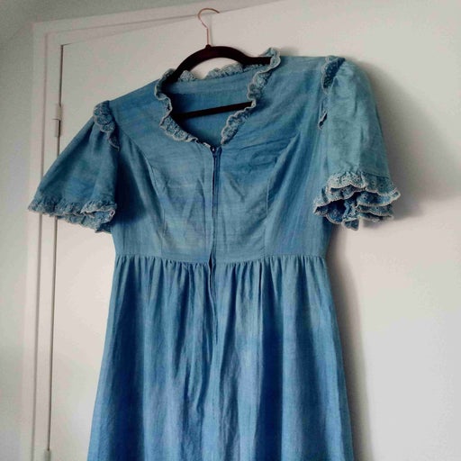 Robe longue en coton
