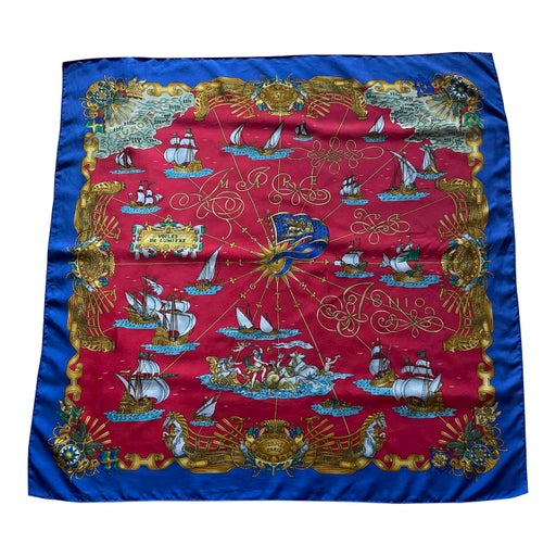 Hermes silk scarf